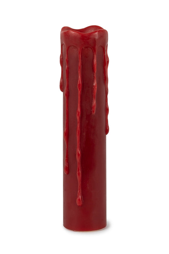 8" Red LED Dripping Wax Designer Candle with Remote, Set of 2 - Pier 1