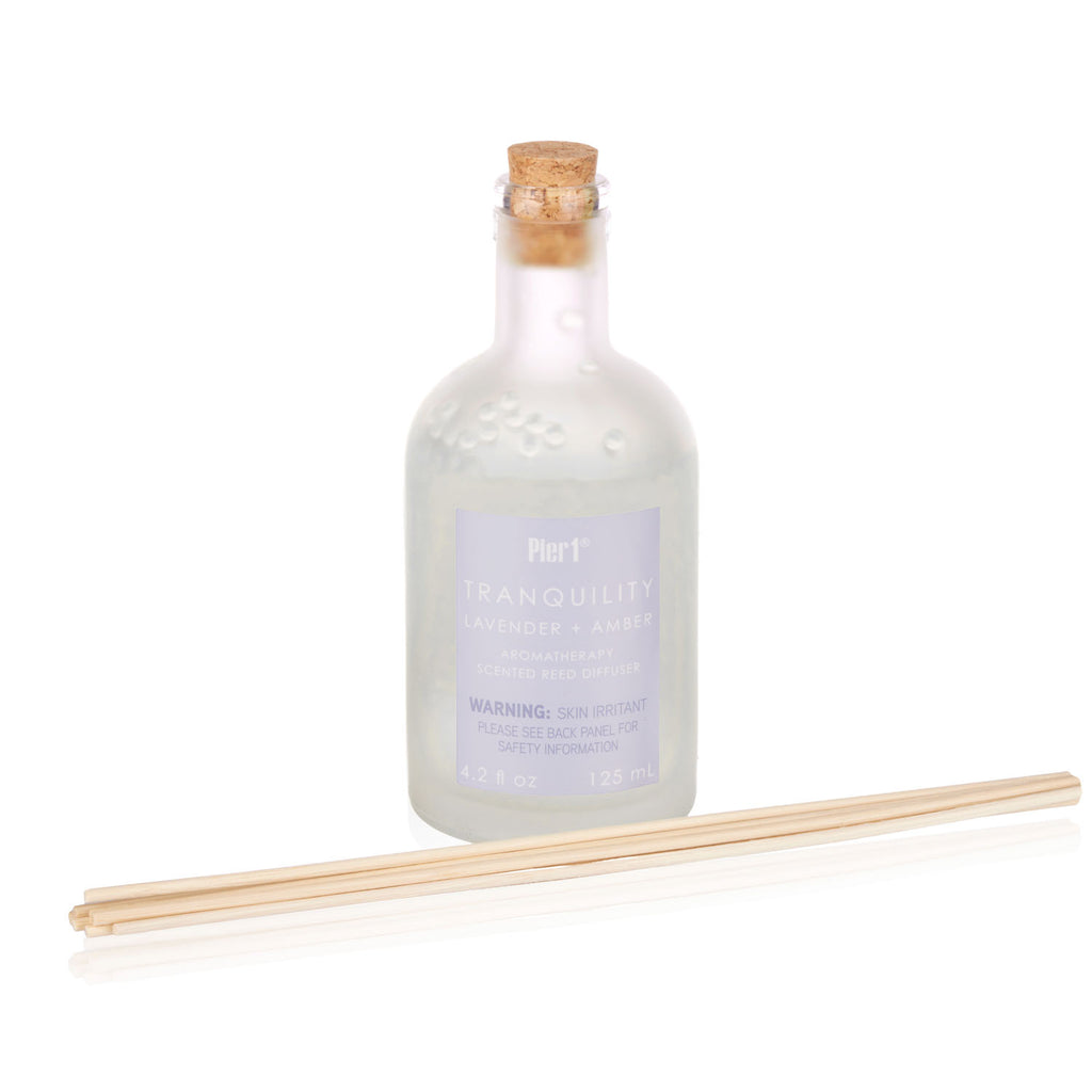Pier 1 Tranquility Lavender & Amber Aromatherapy Reed Diffuser