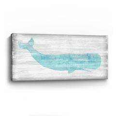 Weathered Whale I Canvas Giclee Wall Art