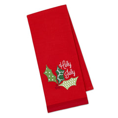 Jingle For Joy Embellished Dishtowels, Set 2