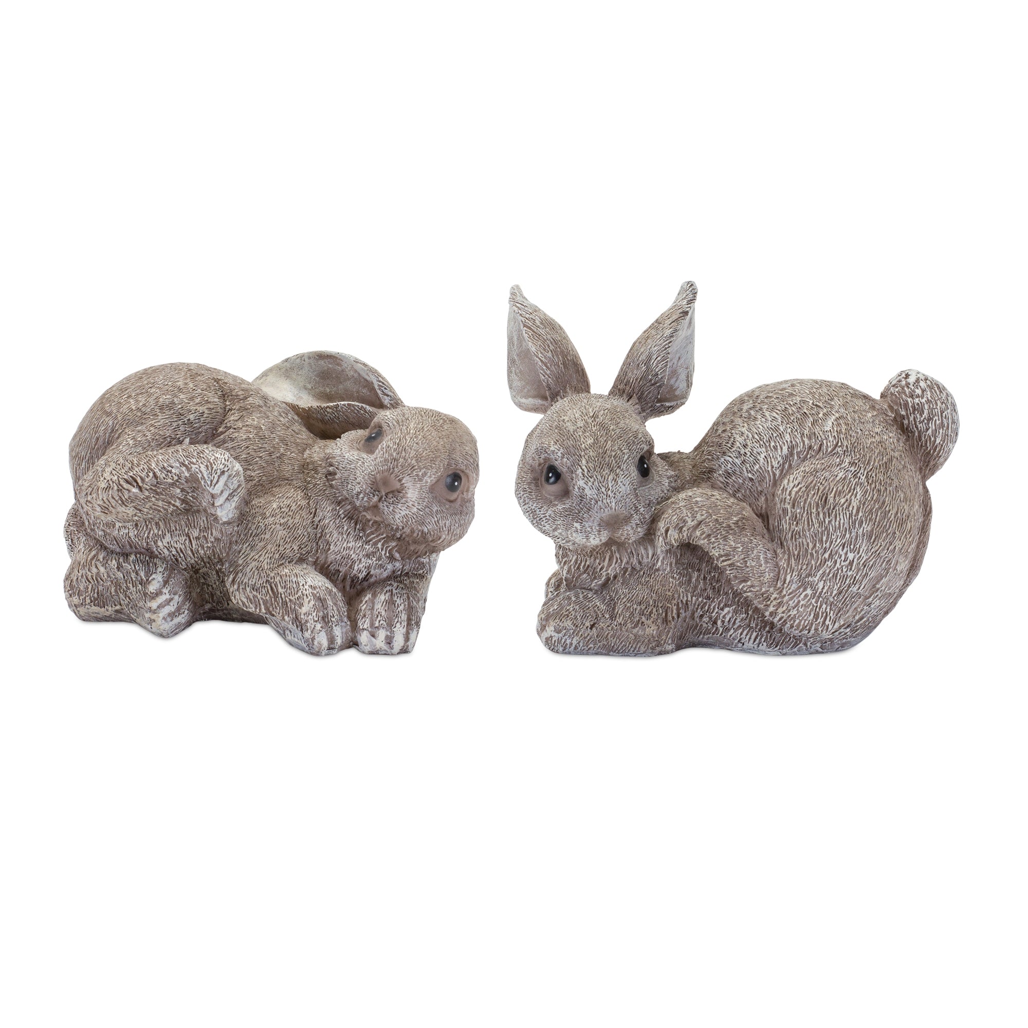 Stone-Bunny-Rabbit-Figurine-(Set-of-4)-Outdoor-Decor