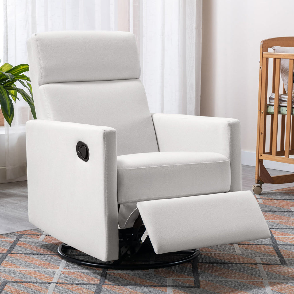 Amelia Recliner Chair with Plush Upholstered Rocker - Pier 1