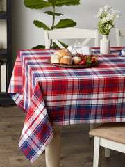 Americana Plaid Tablecloth 60x120 - Pier 1