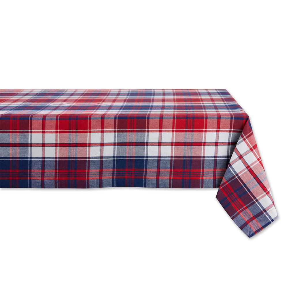Americana Plaid Tablecloth 60x84 - Pier 1