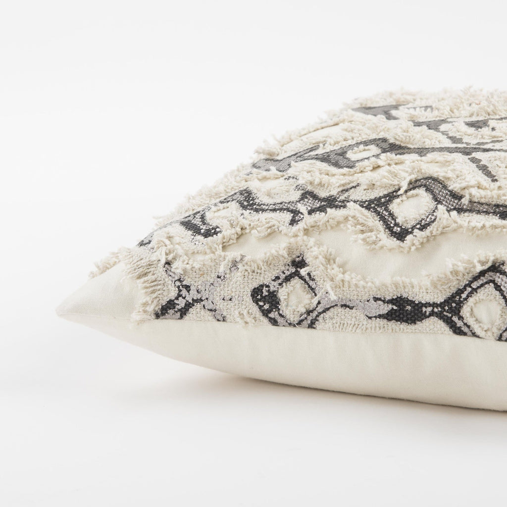 Appliqued Cotton Animal Pattern Pillow Cover - Pier 1