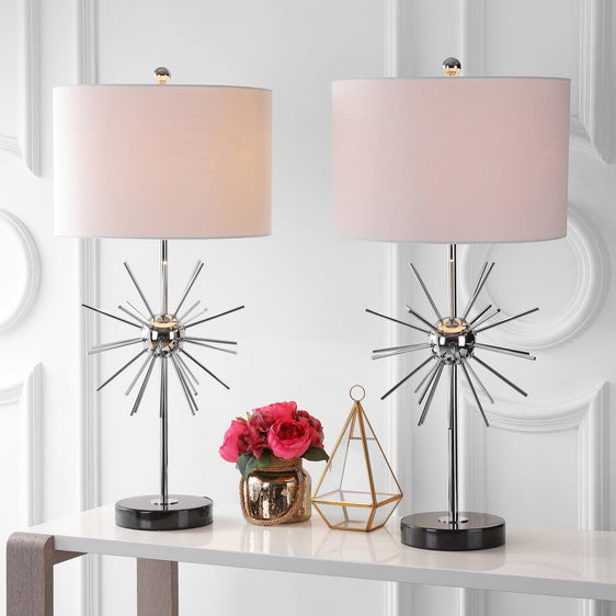 Aria Metal/Marble LED Table Lamp - Pier 1