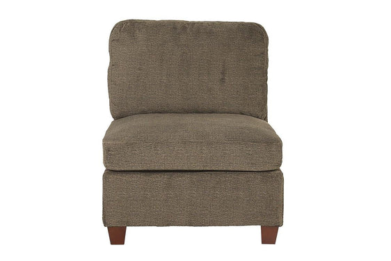Armless Chair with Chenille Fabric Upholstered - Pier 1