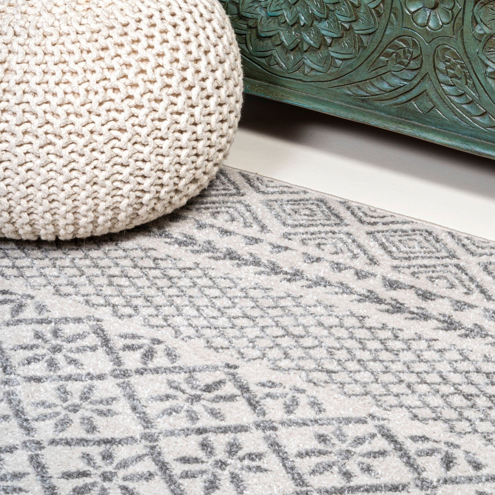 Athens Modern Geometric Boho Area Rug - Pier 1