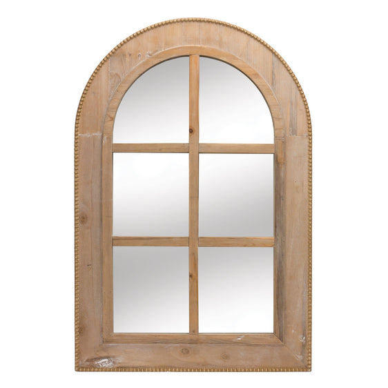 Beaded Wood Arch Mirror 35.5" - Pier 1