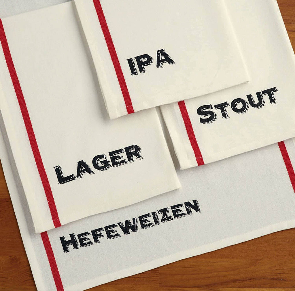 Beer Pub Print Dishtowels, Set of 4 - Pier 1