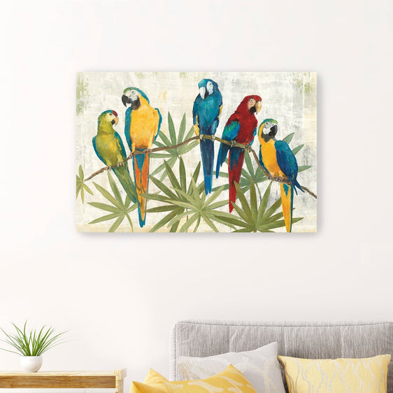 Birds Of A Feather Canvas Giclee - Pier 1