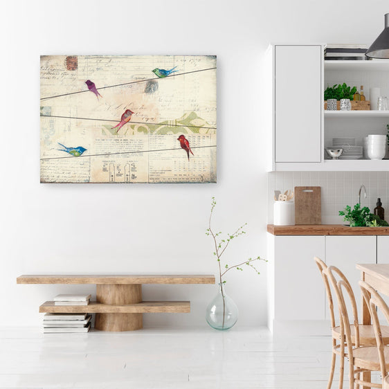 Birds On A Wire Canvas Giclee - Pier 1