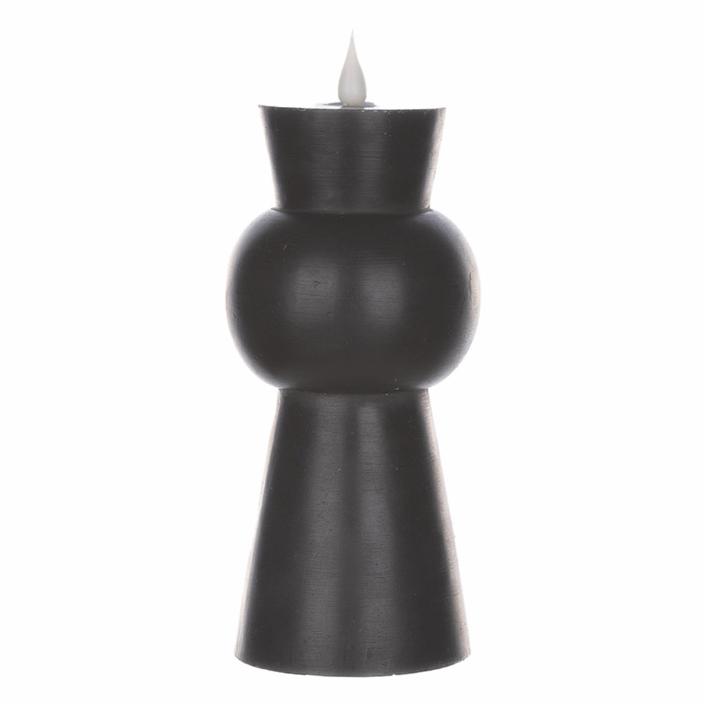 Black Simplux Designer LED Candle with remote, Set of 2 3.5" x 7.5" - Pier 1