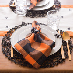 Black Woven Paper Round Placemat Set of 6 - Pier 1