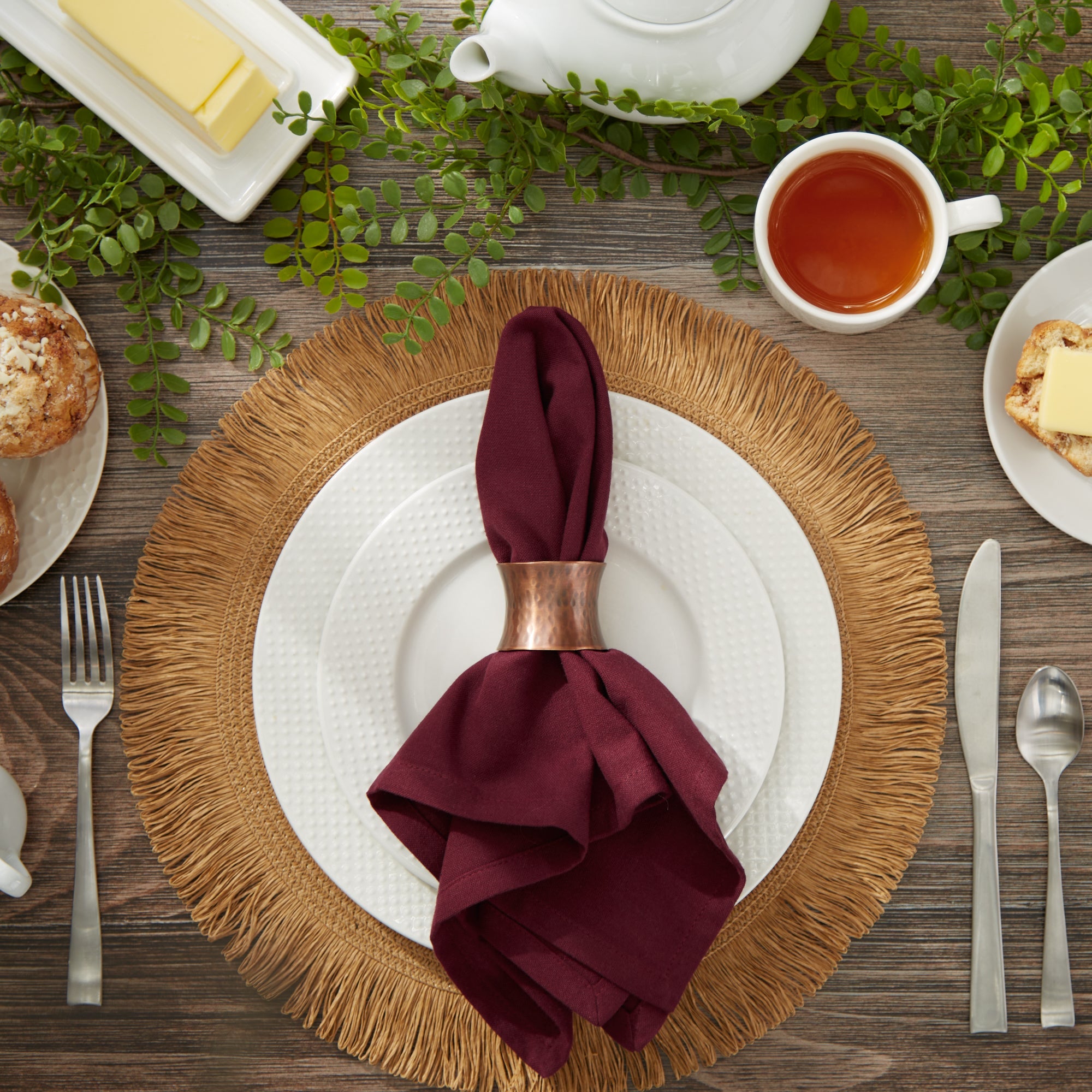 Blackberry-Solid-Napkins,-Set-of-6-Napkins