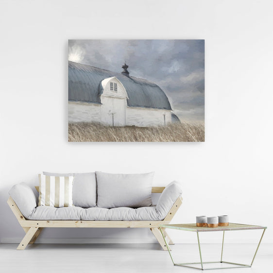 Blue and Gray Day Canvas Giclee - Pier 1