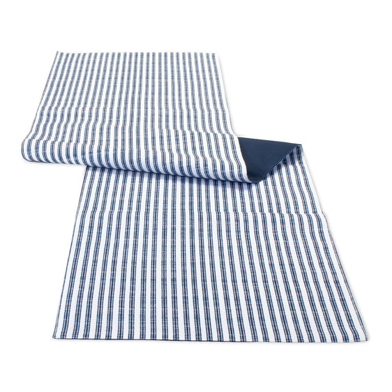 Blue and White Striped Dining Table Runner 70" - Pier 1
