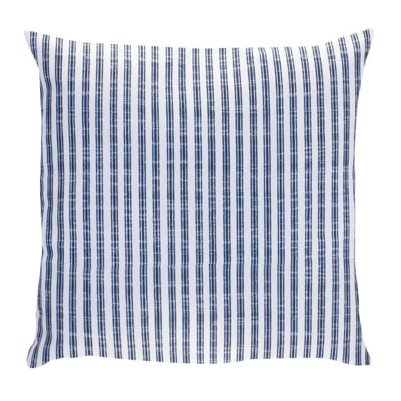 Blue and White Striped Throw Pillow 17" - Pier 1