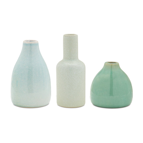 Blue Ceramic Bud Vase (Set of 6) - Pier 1