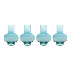 Blue Glass Vase, Set of 4 - Pier 1