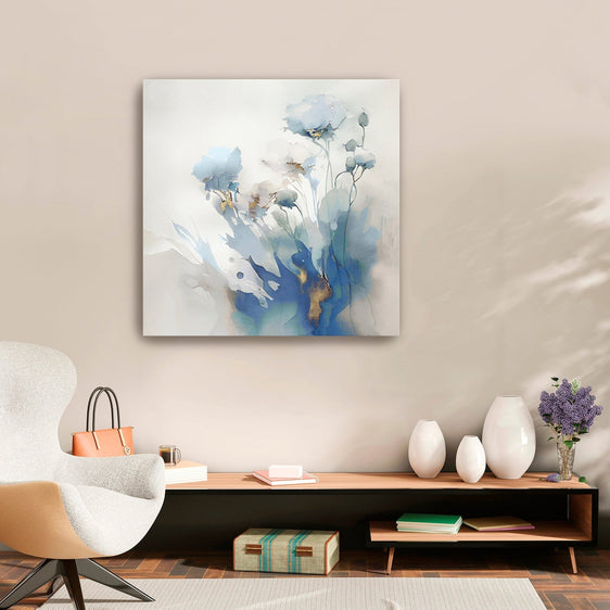 Blue Summer Blooms I Canvas Giclee - Pier 1
