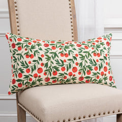 Botanical-With-Fruit-Printed-And-Embroidered-Cotton-Pillow-Cover-Decorative-Pillows