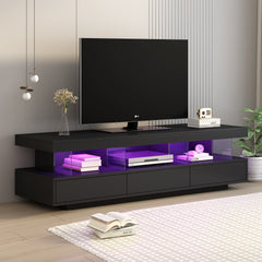 Brooke LED TV Stand with Shelves and Storage Drawers - Pier 1