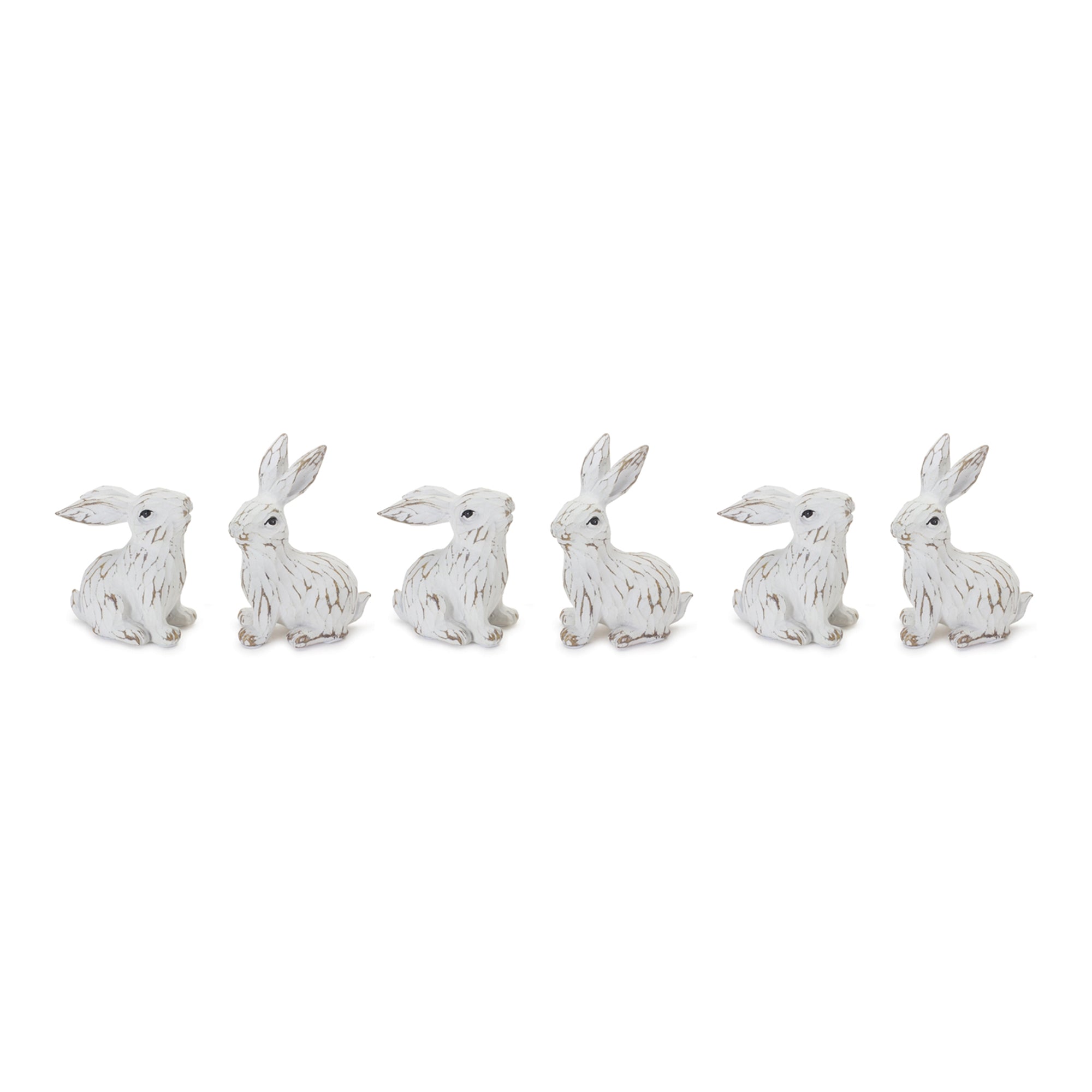 Carved Bunny Figurine (Set of 6) - Pier 1