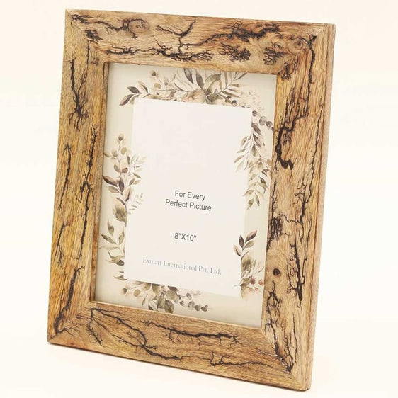 Carving Photo Frame 8'' x 10'' - Natural Wood - Pier 1