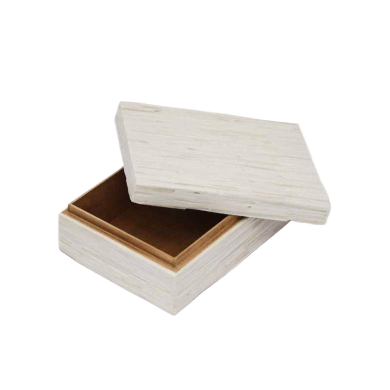 Chiseled Ivory Bone Jewelry Box - Decor