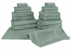 Classic-Turkish-Towels-Genuine-Cotton-Soft-Absorbent-Arsenal-9-Piece-Set-Bundle-Of-2-Sage-Green-Home-Goods