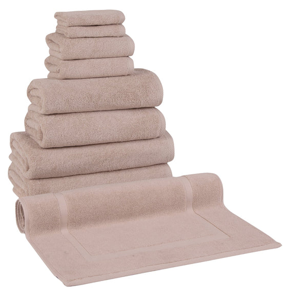 Classic-Turkish-Towels-Genuine-Cotton-Soft-Absorbent-Arsenal-9-Piece-Set-With-2-Bath-Towel-2-Bath-Sheet-2-Hand-Towel-2-Washcloth-And-A-Bathmat-Home-Goods