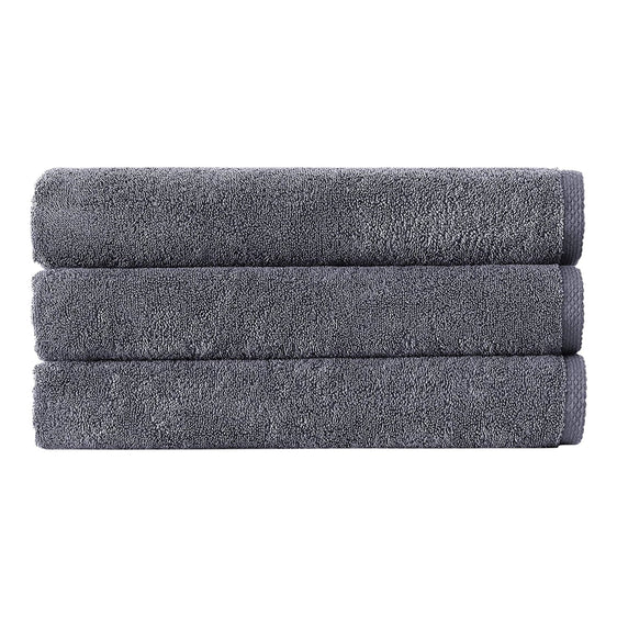 Classic Turkish Towels Genuine Cotton Soft Absorbent Arsenal Bath Sheet 3 Piece Set - Pier 1