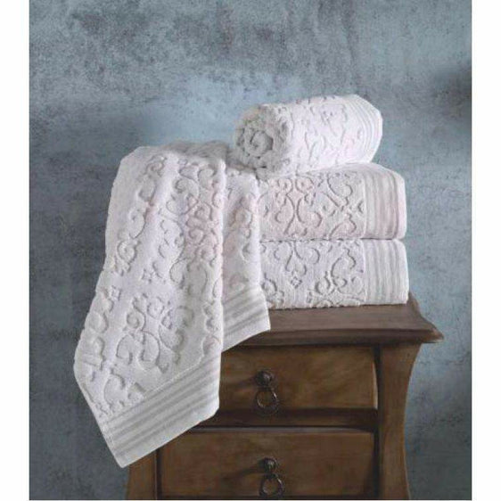 Classic Turkish Towels Genuine Cotton Soft Absorbent Emile 6 Piece Set With 2 Bath Towel 2 Hand Towel 2 Washcloth - Pier 1