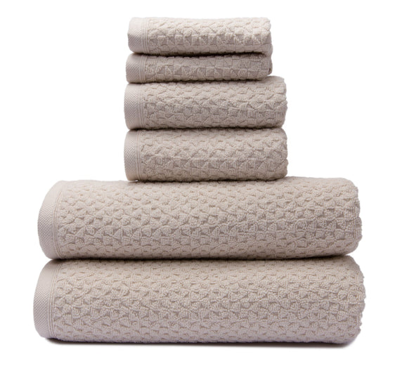 Classic-Turkish-Towels-Genuine-Cotton-Soft-Absorbent-Hardwick-Jacquard-Lucia-Minelli-6-Piece-Set-With-2-Bath-Towel-2-Hand-Towel-2-Washcloth-Home-Goods