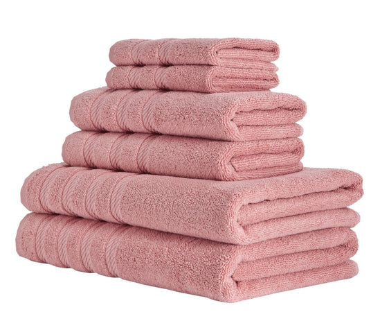 Classic-Turkish-Towels-Genuine-Cotton-Soft-Absorbent-Lubbock-6-Piece-Set-With-2-Bath-Towel-2-Hand-Towel-2-Washcloth-Home-Goods