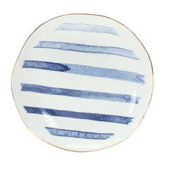 Coastal Tie-dye Design Ceramic Plate, Set of 4 - Pier 1