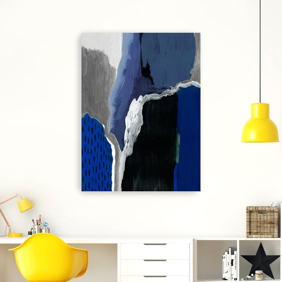 Cobalt Abstract II Canvas Giclee - Pier 1