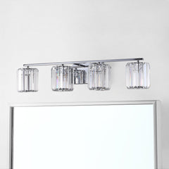 Coco Prism Vintage Light Metal/Glass Classic Glam LED Vanity Light - Pier 1