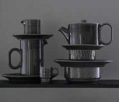 Coffee & More Espresso Cup, Set of 4, Grey - Pier 1