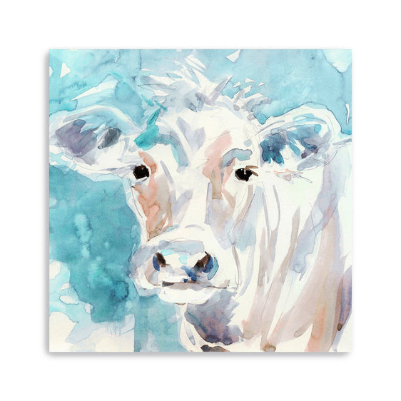 Color-Wash-Cow-Canvas-Giclee-Wall-Art-Wall-Art