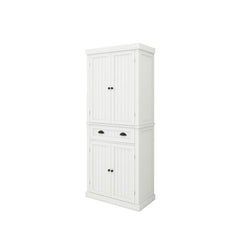 Contours Ordinary Slotted Cabinet with Four Doors and Drawer - Pier 1