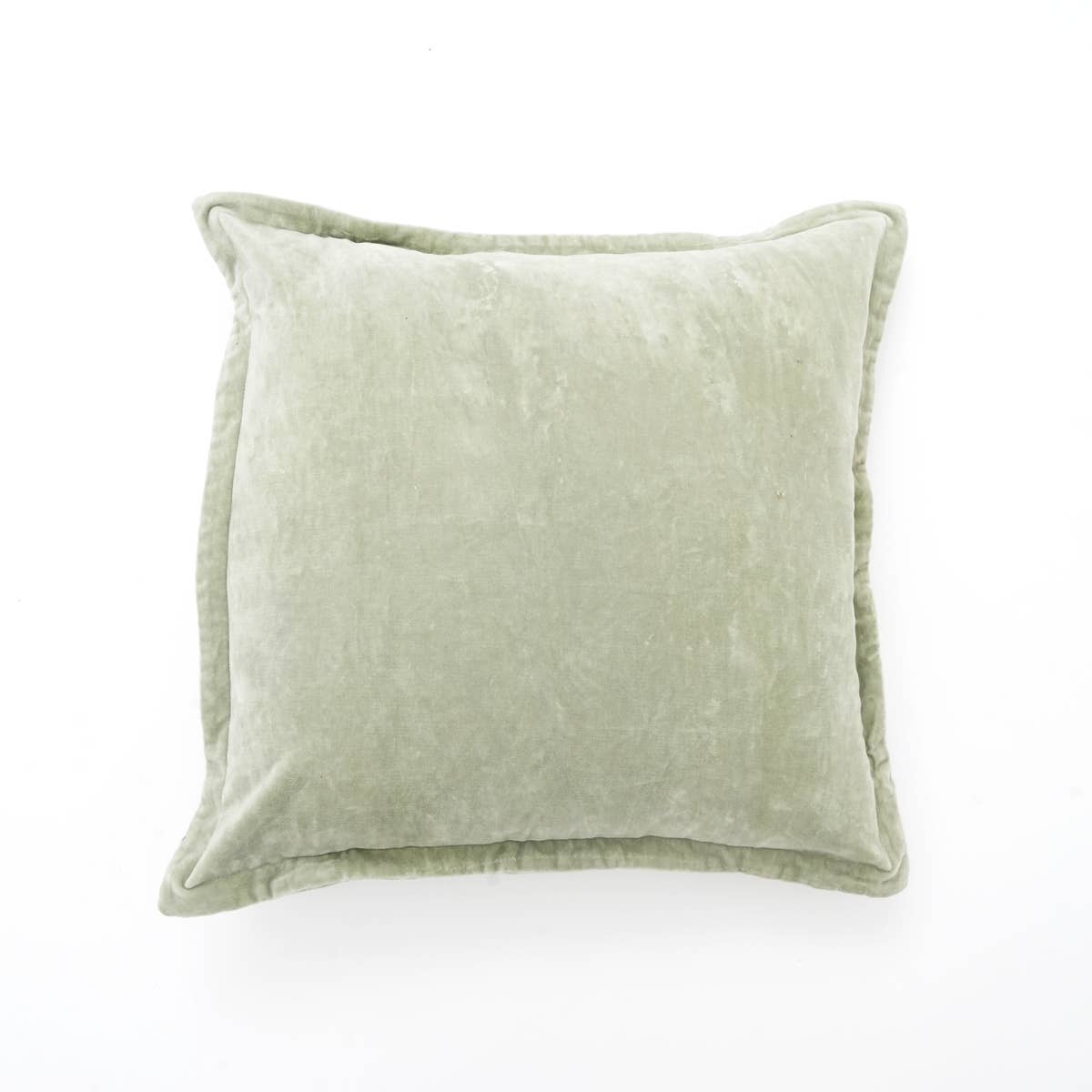 Cotton-Velvet-Solid-Cushion-with-Flanges-(Lavender)-Pillows