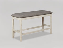 Counter Height Bench with Upholstered Seat - Pier 1