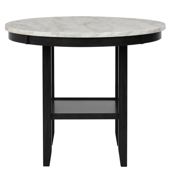 Counter Height Dining Table with Faux Marble Top - Pier 1