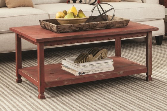 Country Cottage 42"L Coffee Table - Pier 1