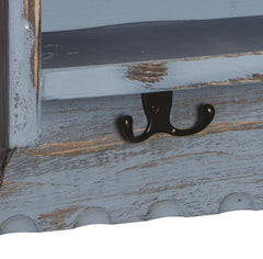 Country Cottage Coat Hooks with Storage Cubbies - Pier 1