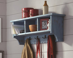 Country Cottage Coat Hooks with Storage Cubbies - Pier 1