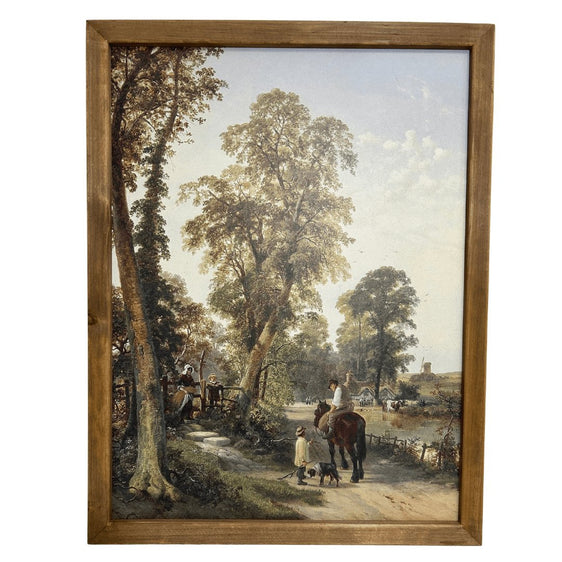 Country Scene Canvas Hanging Art - Pier 1