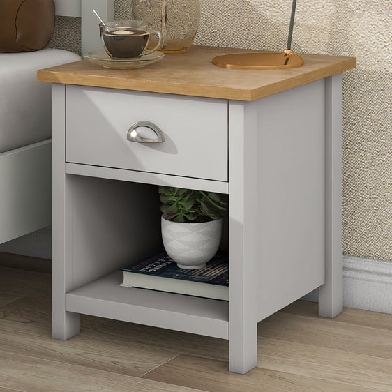 Country-Solid-1-Drawer-Nightstand-Side-Table-with-Oak-Top-Nightstands